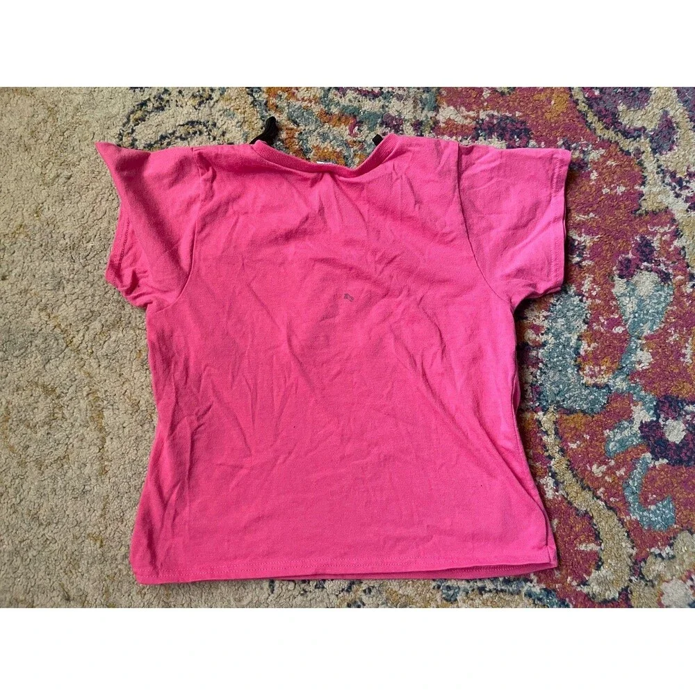 Vintage 80s Carter's Pink Striped Fish Graphic Tee